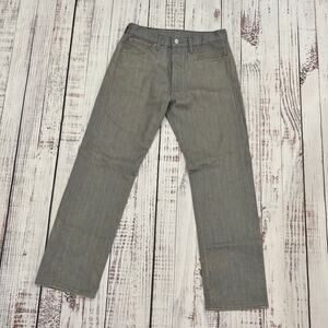 Levi’s 501 Gray Straight Leg Jeans W30 L30 Button Fly